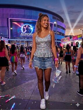 Generation K Sequin Cami Top